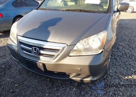 2007 Honda Odyssey Ex-L from USA, damaged, VIN 5FNRL38767B446876